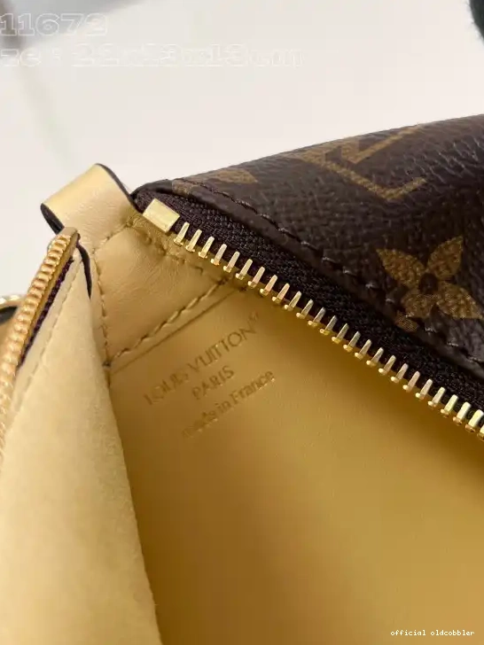 Official oldcobbler Bloom Pouch-22.5*13*13CM LOUIS VUITTON 0616